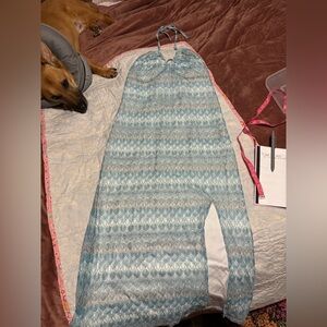 Wild Fable Blue and White Dress